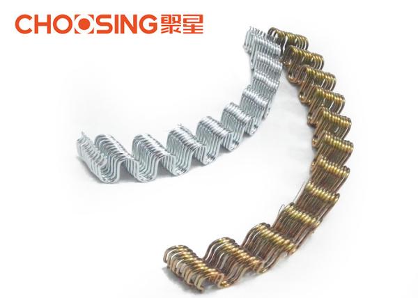 Cheap Customized 3.4mm Zig Zag Sofa Springs Loop Height 46 - 48mm Anti Rust Featuring for sale