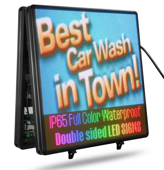 Cheap Double Sided Programmable P5 RGB LED Billboard For Advertising for sale