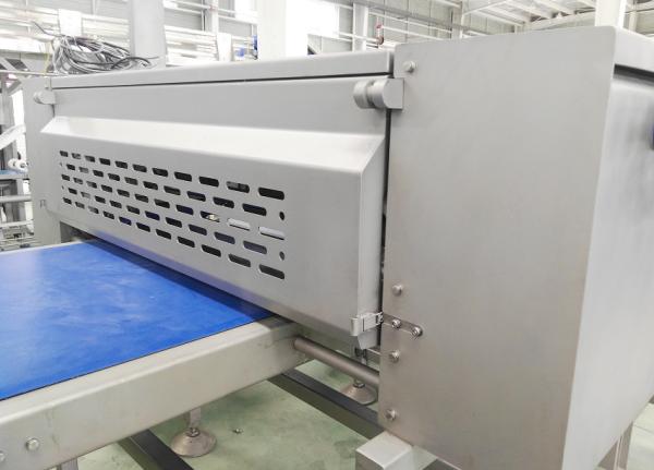 Cheap 16000 pcs / hr Capacity Complete Pizza Dough Maker Machine With Tunnel Proffer for sale