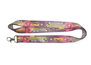 China Harfangs Heat Transfer Printing Promotional Lanyards, Customised Lanyards With Metal Hook on sale