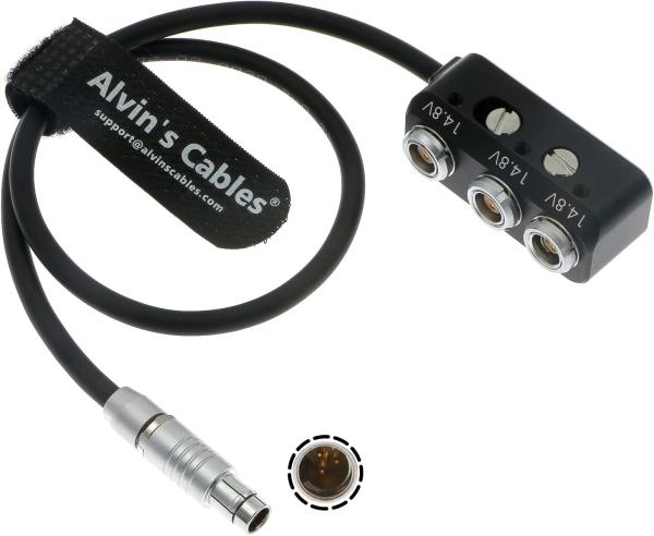 Cheap Run Stop Power Cable ARRI Alexa Mini LF RS 3 Pin To RS 3 Pin And 2×2 Pin 1 To 3 Power Splitter Box For ARRI RED Teradek for sale