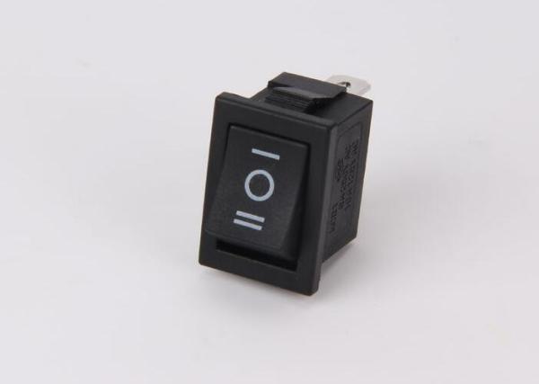 Cheap Industrial 3 Pins Push Button Rocker Switch 21 * 15MM ON - OFF - ON PC Button for sale