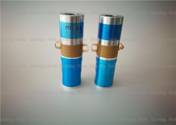 Cheap Dumbbell Type 	Ultrasonic Welding Transducer , 1500w High Power Ultrasonic Transducer For Welding Application for sale