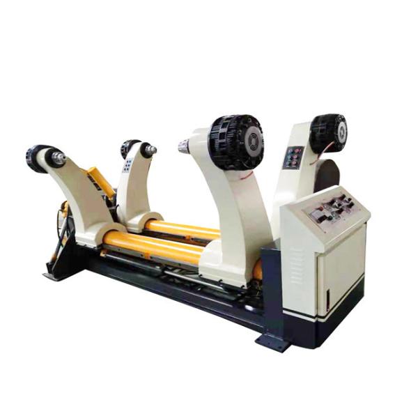 Cheap Shaftless Automatic Hydraulic Mill Roll Stand Corrugated Sheet Production Line For Paper Roll for sale