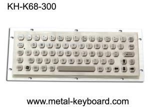 China Dustproof Metal Computer Keyboard , Stainless Steel Keyboard 68 Key Buttons on sale