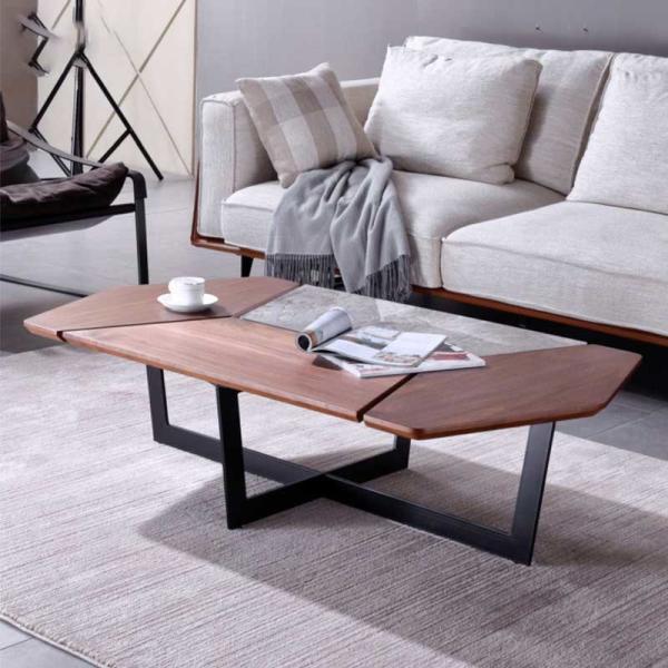 Cheap Minimalist Style Luxury Center Tables Retro Unique Shape Two Tone Color Palette for sale
