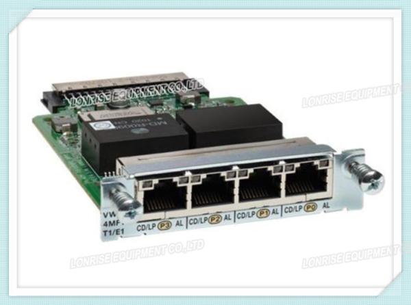 Cheap Cisco VWIC3-4MFT-T1/E1 Network Module Voice / WAN Interface Card For ISR Router for sale