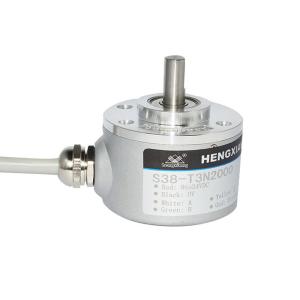 China 2500 pulse External Diameter 38mm Optical Rotary Encoders 6mm Shaft Speed 8000 Rev / Min S38 Encoder OEW2-25-2HC encoder on sale
