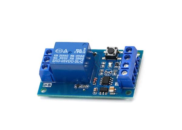 Cheap One Key Start Stop Self Lock 5V / 12V Bistable Relay Module For Arduino for sale