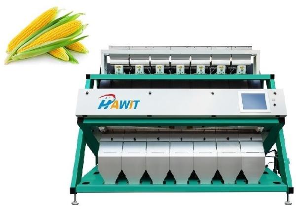 Cheap RGB Camera 7 Chute Maize Optical Color Sorter Machines with Higher Capacity and Better Performance for sale