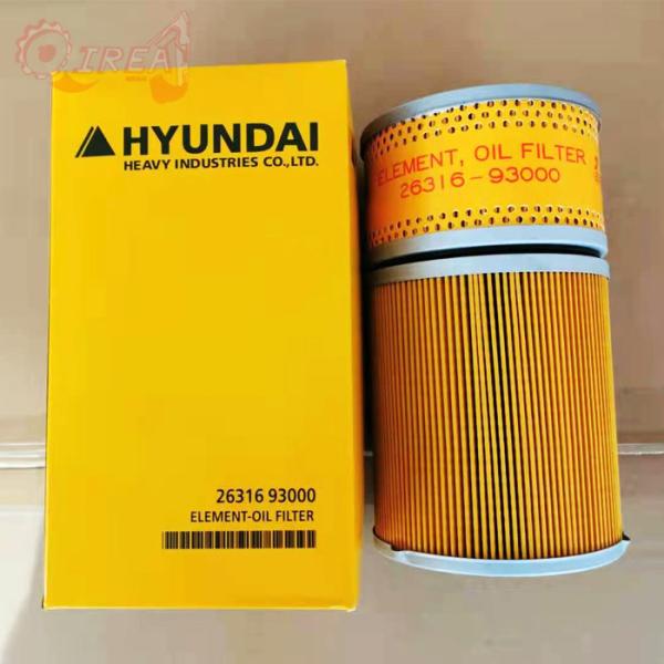 Cheap 26316-93000 Modern Excavator Filters For Mitsubishi Engine Diesel Filter for sale