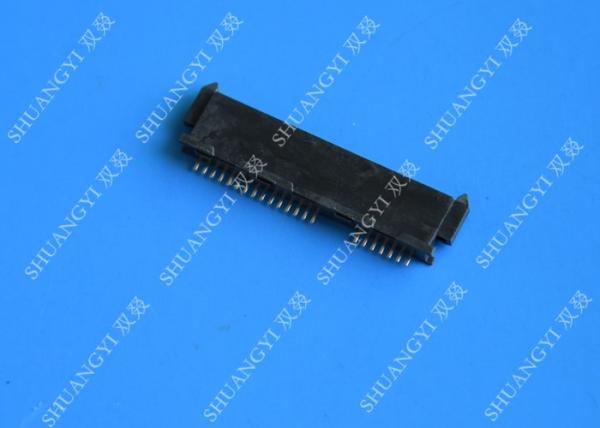 Cheap Lightweight Through Hole SAS To SATA Connector Rectangular 6 Gbps 22 Position for sale