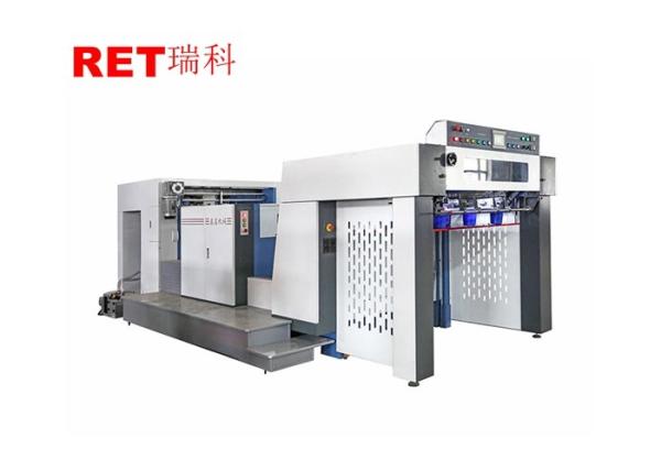 Cheap Efficient Paper Packing Machine , Sheet Board Heat Press Embossing Machine for sale
