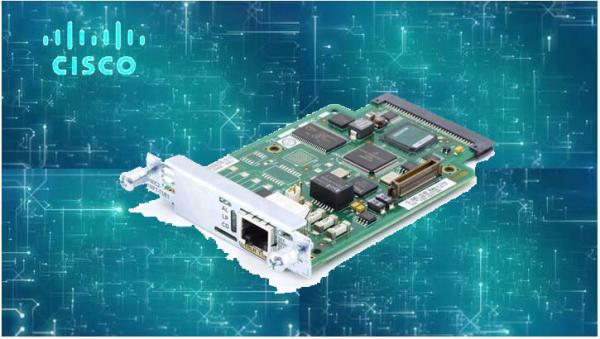 Cheap NIB Cisco T1 Interface Card , E1 Interface Card 2 Port Networking Module for sale