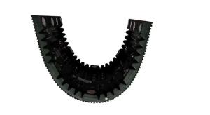 Full Color Irregular LED Display Bendable Size Customized CE Approved