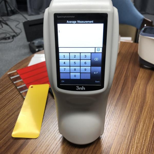 Cheap CIE LAB Data Color Spectrophotometer NS800 45°/0 Optical Geometry Ergonomics Structure for sale