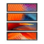 Stretch Bar Screen Advertising Display Android WIFI Remote Control Monitor On