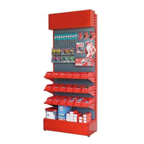 Cheap Factory custom display stand display boards shelve hardware product display racks for sale