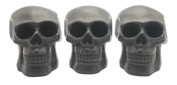 Cheap 7*8.7*8.1cm  Wax Skull LED Gift Light With CR2032 Button Cell Battery for sale