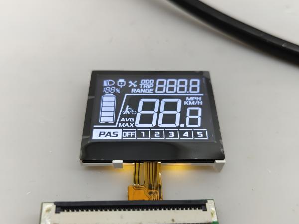 Cheap Factory Sales 7 Segment VA COG LCD Module Customized Negative For Electric Bike for sale