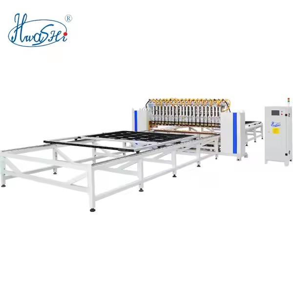 Cheap HWASHI Best Price Automatic Wire Mesh Panel Welding Machine , Dishwasher Wire Rack/Wire Shelf Spot Welding Machine for sale