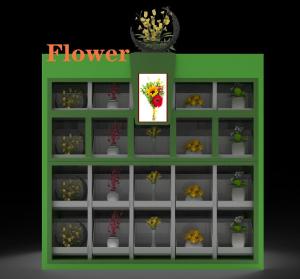 China QR Code Flower Bouquet Vending Machine With Inventory Software on sale