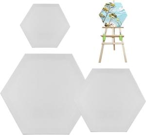 Best Acid Free Frame Stretched Canvases Board Hexagon Shaped Stretched Linen Canvas wholesale