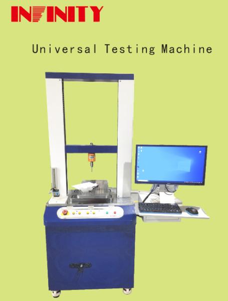 Cheap Kgf Switchable Universal Testing Machine ±0.3% Force Value Accuracy 500Kg Capacity Sensor for sale