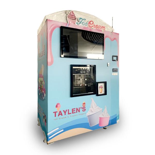 Cheap LCD Screen Softy  Vending Machine Profitable  With 20 Liter Tank for sale