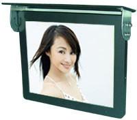 Cheap 17" 3G Bus Digital Signage Monitor / LCD Advertising Display Ceiling mounted With Scrolling Marquee for sale