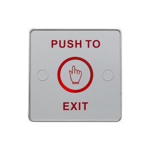 Best Golden color metallic surface door Exit button access control system Push door release switch panic button for Alarm wholesale