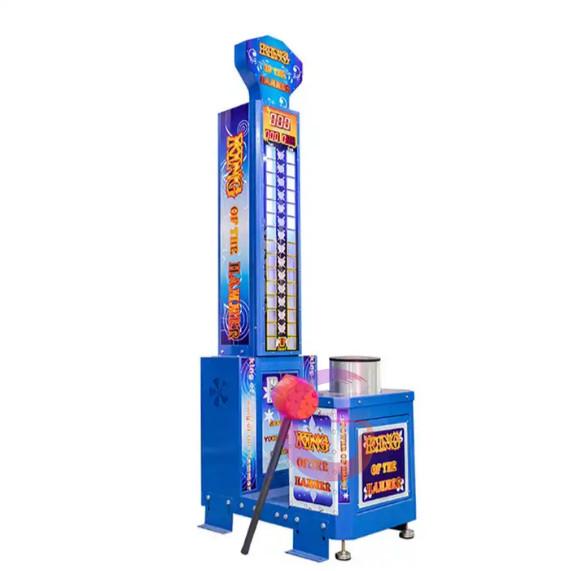 Cheap Strength Test Coin Operated Boxing Machine 1 Person Hegemony King Of The Hammer for sale