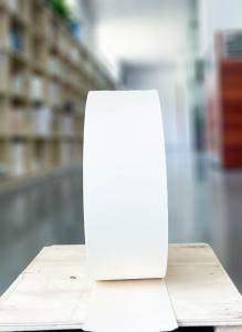 China White Thermal Jumbo Printing Paper Roll 90g Paper Thickness Scratch Resistant on sale