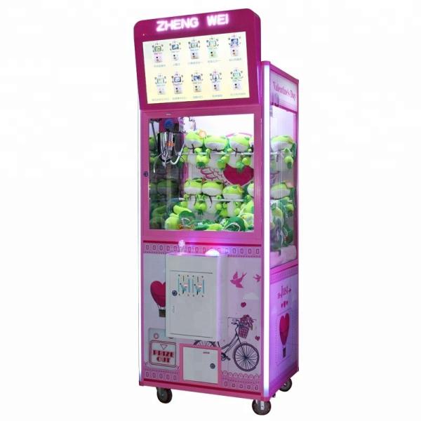 Cheap Arcade Game Toy Crane Claw Machine With Lcd Screen For Video Advertising for sale