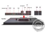 Seamless Digital Signage Video Wall Monitor 55" Loop Connection With DP / RS232