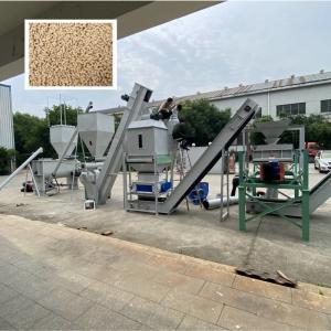 China 1-12mm Final Pellet Size Animal Feed Production Line With Moisture Content ≤20% on sale