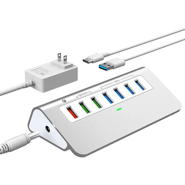 Cheap Usbc Usb A Multiport Adapter AUSB Hub 7-1 5Gbps 8 In 1 Type-C Hub USB2.0-3.0 Laptop Mac Book for sale