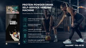Mobile Payment Interface Coffee Bean And Instant Powders Vending Machines 16 Selections