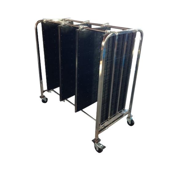 Cheap Adjustable ESD Panel Rack Cart Width 530mm For Large PCB Board Circulation for sale