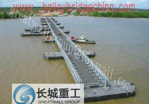 China Pontoon  Bailey bridge/steel bridge design/bailey bridge on sale