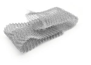 Best Filter 75mm Width 0.2mm Diameter Knitted Wire Mesh Single Strand Woven Tin Plated Copper wholesale
