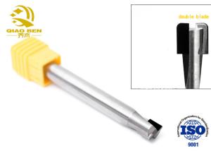 China 100mm Length Carve Diamond PCD Tool Router AlTiN CNC End Mill Bits on sale
