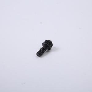 China Cylindrical Hexagon Socket Head Screw Knurled Black Belt Cushion Rubbing Cuphead Screws on sale