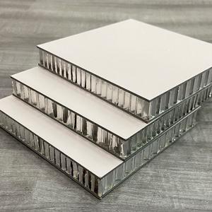 China Exterior Wall Cladding Building Facade Panel White Limestone Tile Aluminum Honeycomb Stone Panels with Foil Decoration on sale