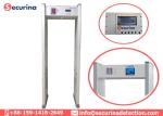 TamperProof Portable Walk Through Security Detector LCD Display With 33 Preset