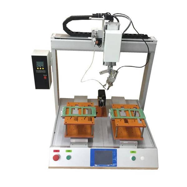 Cheap YS-HX542 Two Working Platform PCB Soldering Machine For PCB Cable Connection Soldering for sale