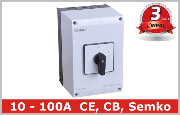 Cheap Waterproof Multi Position Selector Switch 100 Amp Changeover Switch for sale