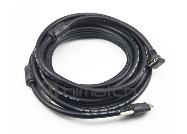 Cheap Full Double Shield SDR 26 Cable  Right Angle Up / Down Mini camera Cable 10 Meters for sale