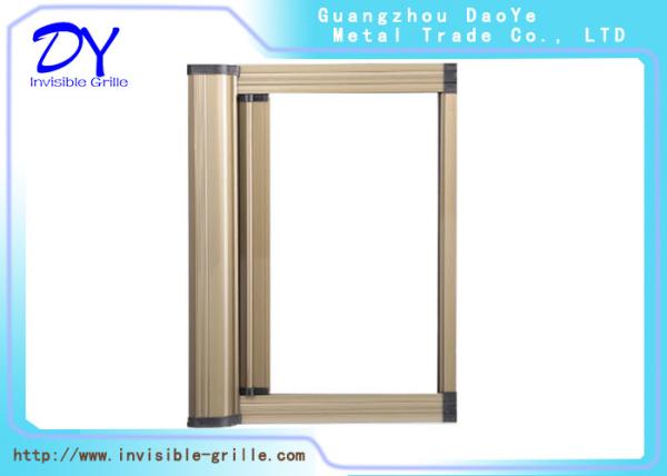 Cheap 3.2m Sliding Retractable Invisible Screen Door Surface Finished for sale