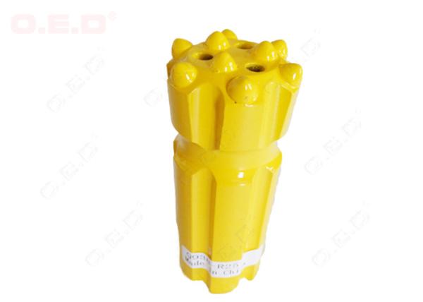 Cheap 13 Buttons Dome Flat Thread Button Bit , Button Drill Bit With Long Life for sale